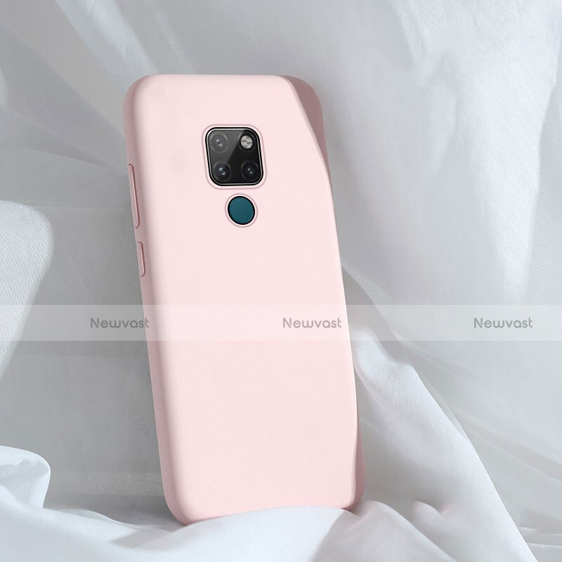 Ultra-thin Silicone Gel Soft Case 360 Degrees Cover C01 for Huawei Mate 20 Pink