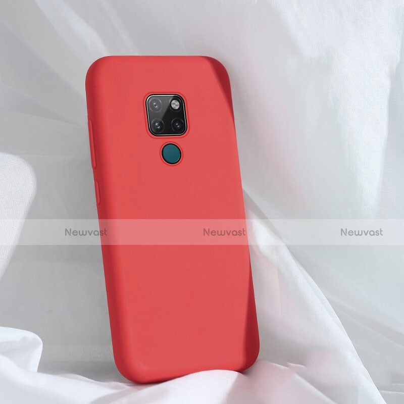 Ultra-thin Silicone Gel Soft Case 360 Degrees Cover C01 for Huawei Mate 20 Red