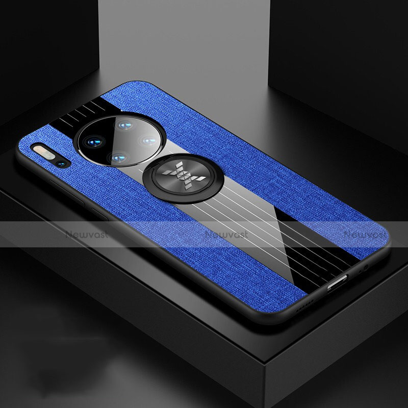 Ultra-thin Silicone Gel Soft Case 360 Degrees Cover C01 for Huawei Mate 30 Pro Blue