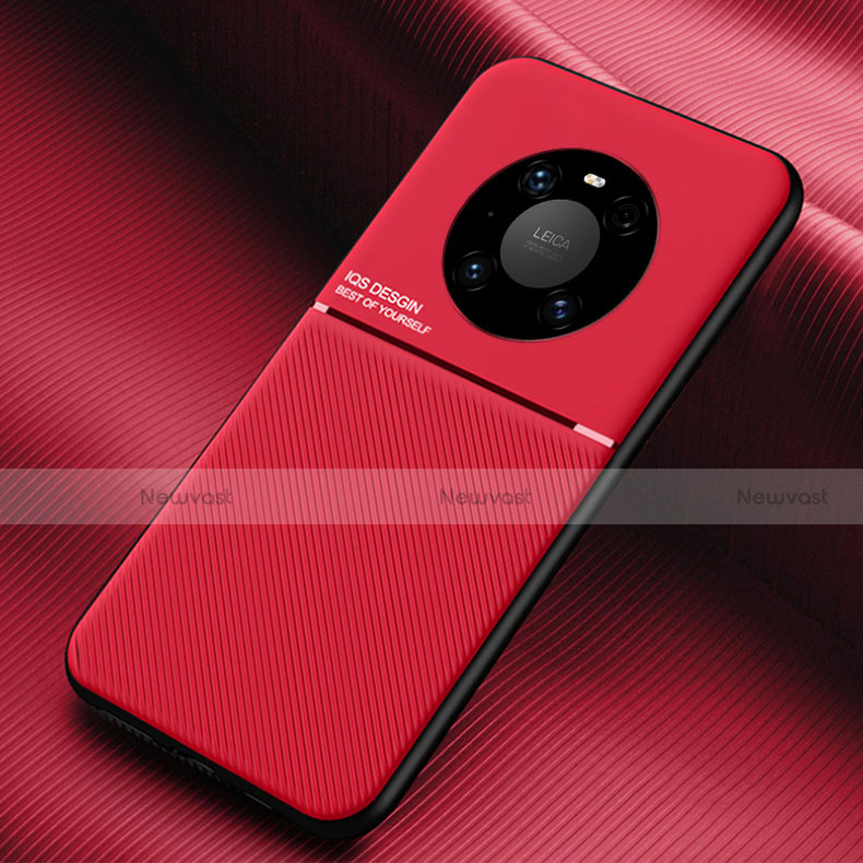 Ultra-thin Silicone Gel Soft Case 360 Degrees Cover C01 for Huawei Mate 40 Pro Red