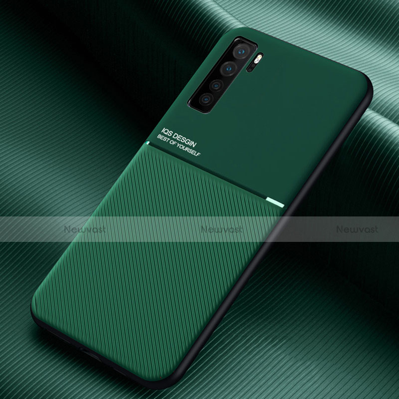 Ultra-thin Silicone Gel Soft Case 360 Degrees Cover C01 for Huawei Nova 7 SE 5G Green