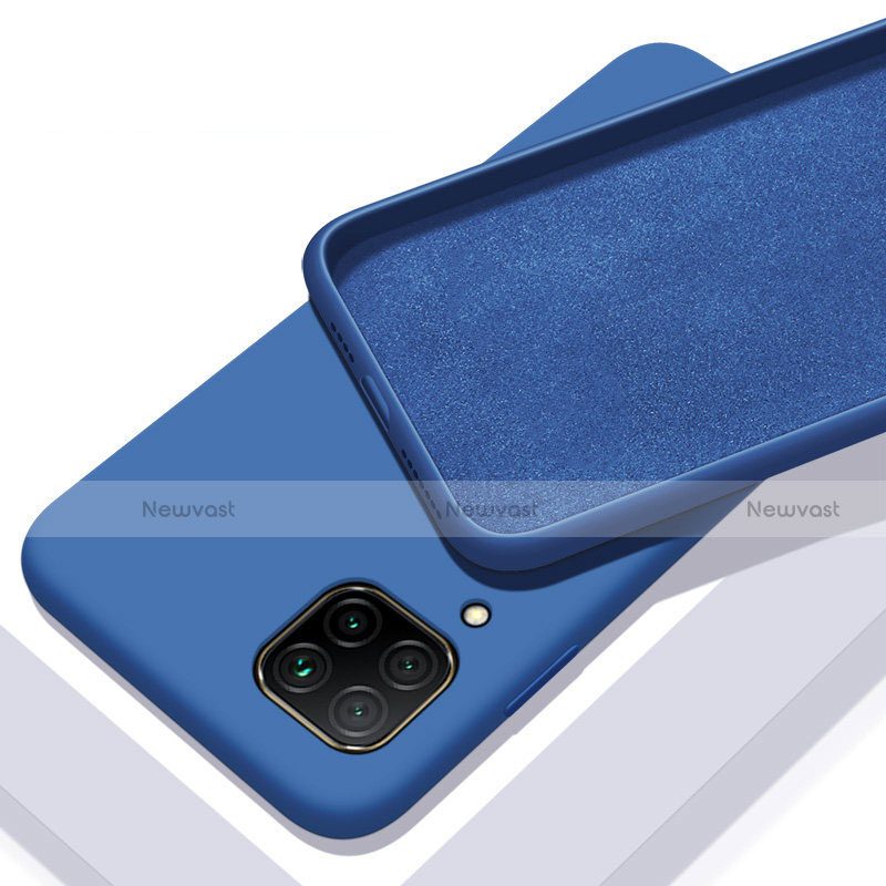 Ultra-thin Silicone Gel Soft Case 360 Degrees Cover C01 for Huawei P40 Lite Blue