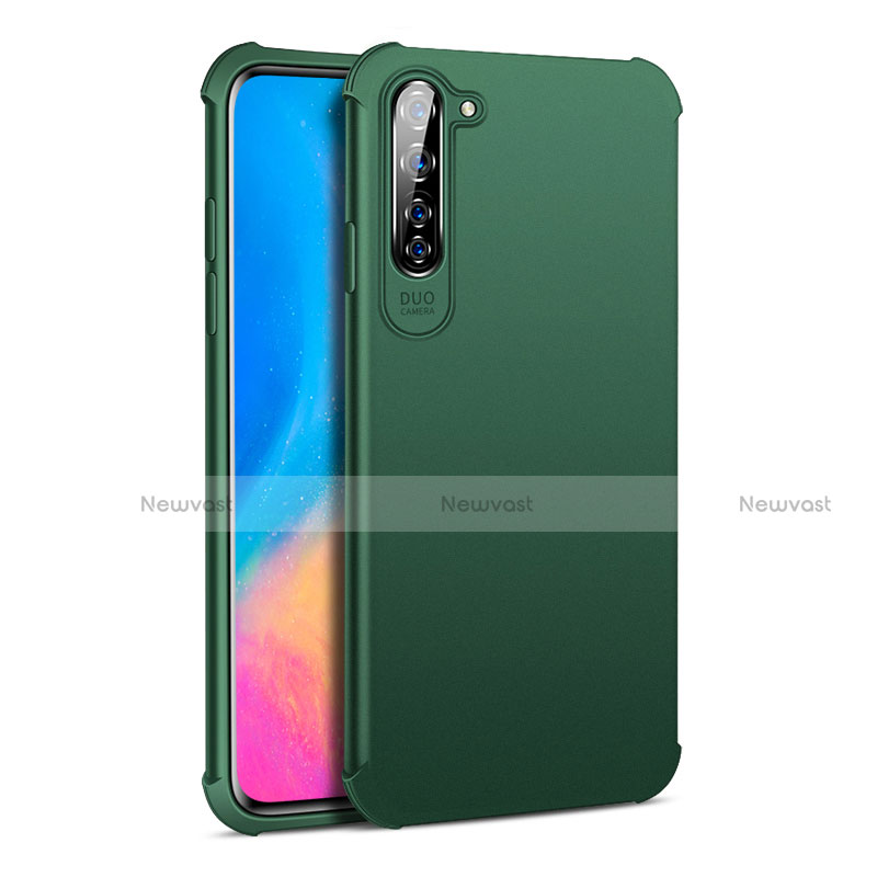 Ultra-thin Silicone Gel Soft Case 360 Degrees Cover C01 for Oppo A91 Green