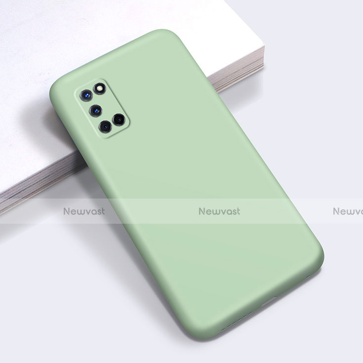 Ultra-thin Silicone Gel Soft Case 360 Degrees Cover C01 for Oppo A92 Green
