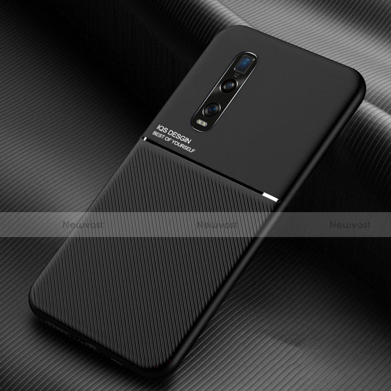 Ultra-thin Silicone Gel Soft Case 360 Degrees Cover C01 for Oppo Find X2 Pro Black