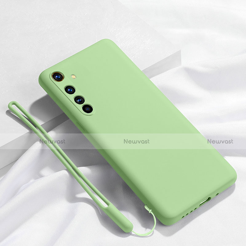 Ultra-thin Silicone Gel Soft Case 360 Degrees Cover C01 for Realme X50 Pro 5G Cyan