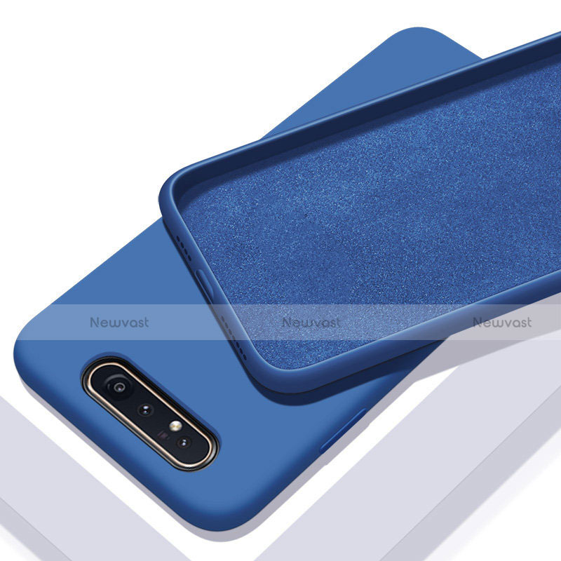 Ultra-thin Silicone Gel Soft Case 360 Degrees Cover C01 for Samsung Galaxy A80