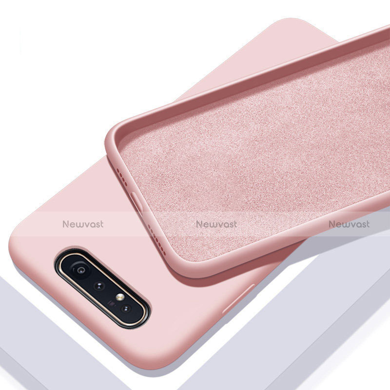 Ultra-thin Silicone Gel Soft Case 360 Degrees Cover C01 for Samsung Galaxy A90 4G