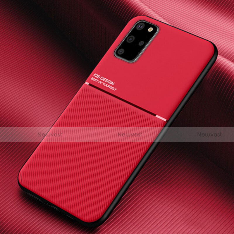 Ultra-thin Silicone Gel Soft Case 360 Degrees Cover C01 for Samsung Galaxy S20 Plus 5G Red