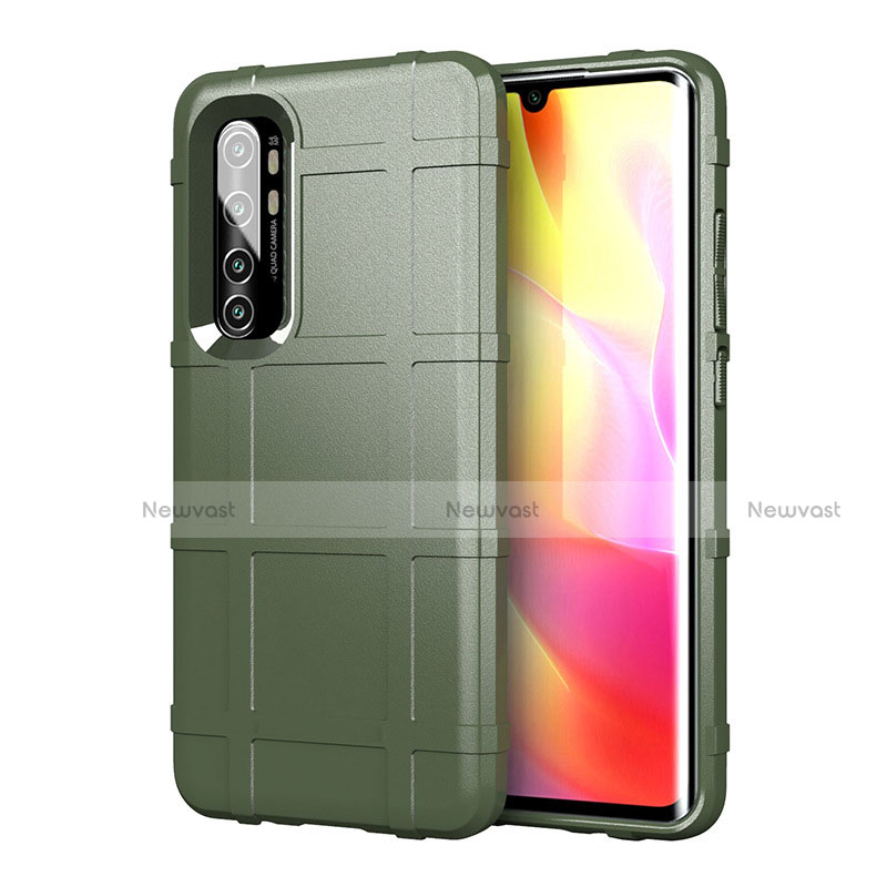 Ultra-thin Silicone Gel Soft Case 360 Degrees Cover C01 for Xiaomi Mi Note 10 Lite Green