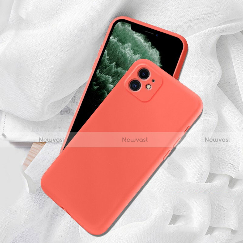 Ultra-thin Silicone Gel Soft Case 360 Degrees Cover C02 for Apple iPhone 11 Orange