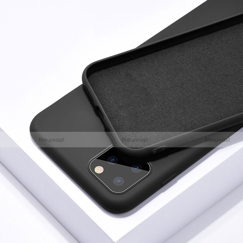 Ultra-thin Silicone Gel Soft Case 360 Degrees Cover C02 for Apple iPhone 11 Pro Max Black