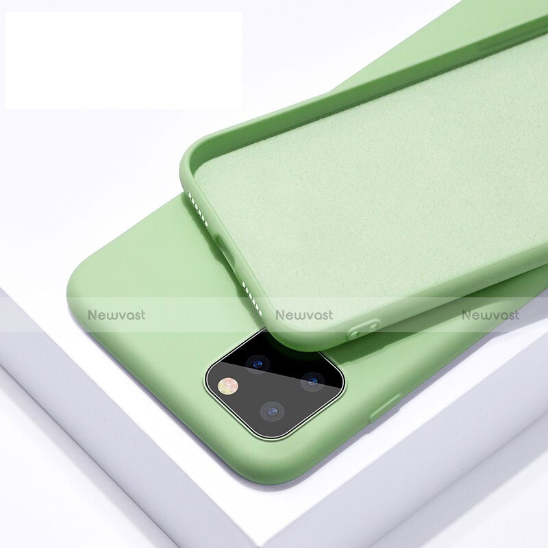 Ultra-thin Silicone Gel Soft Case 360 Degrees Cover C02 for Apple iPhone 11 Pro Max Green