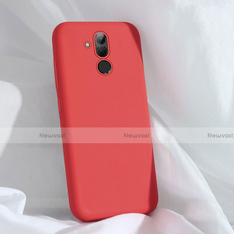 Ultra-thin Silicone Gel Soft Case 360 Degrees Cover C02 for Huawei Mate 20 Lite Red