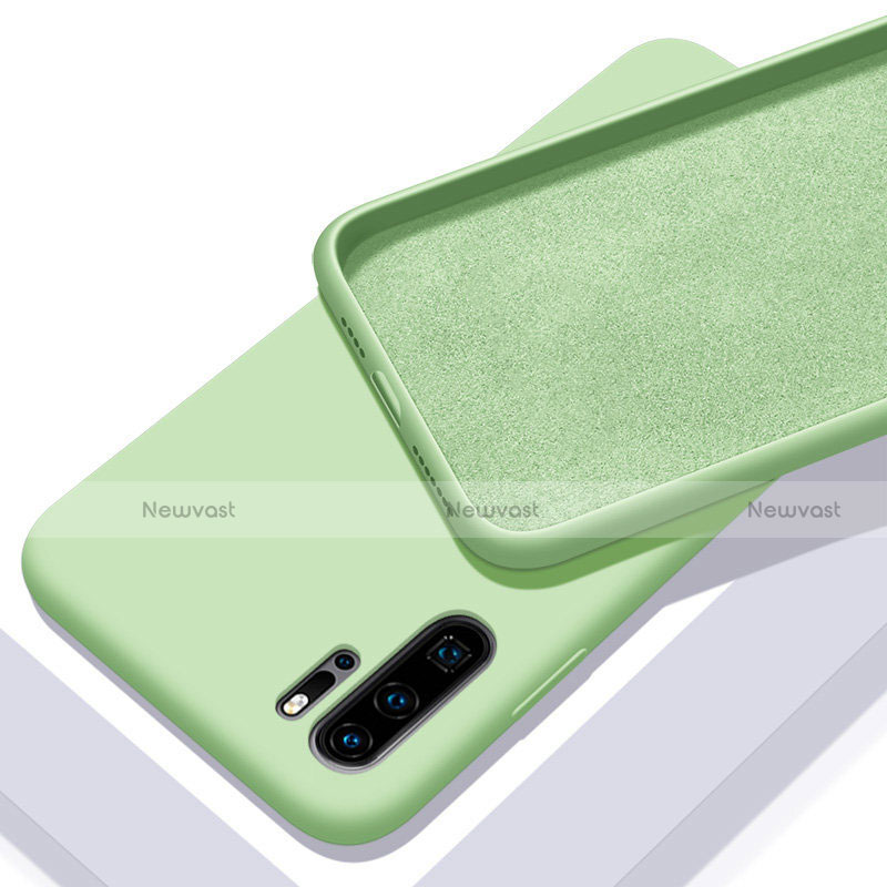 Ultra-thin Silicone Gel Soft Case 360 Degrees Cover C02 for Huawei P30 Pro Green