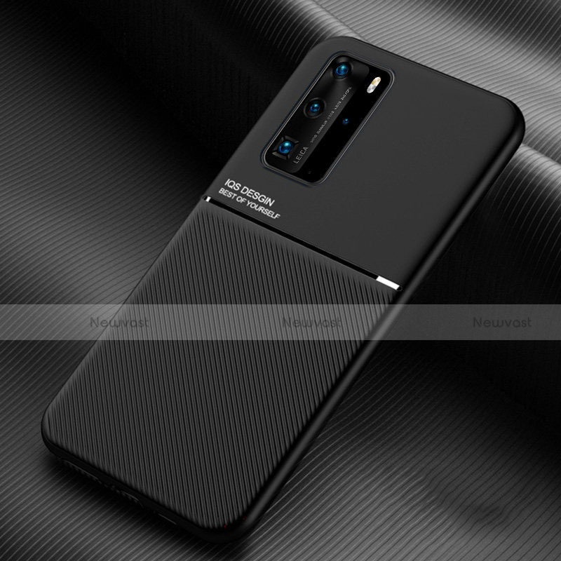 Ultra-thin Silicone Gel Soft Case 360 Degrees Cover C02 for Huawei P40 Pro Black