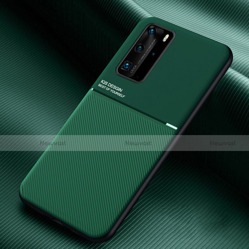 Ultra-thin Silicone Gel Soft Case 360 Degrees Cover C02 for Huawei P40 Pro Green