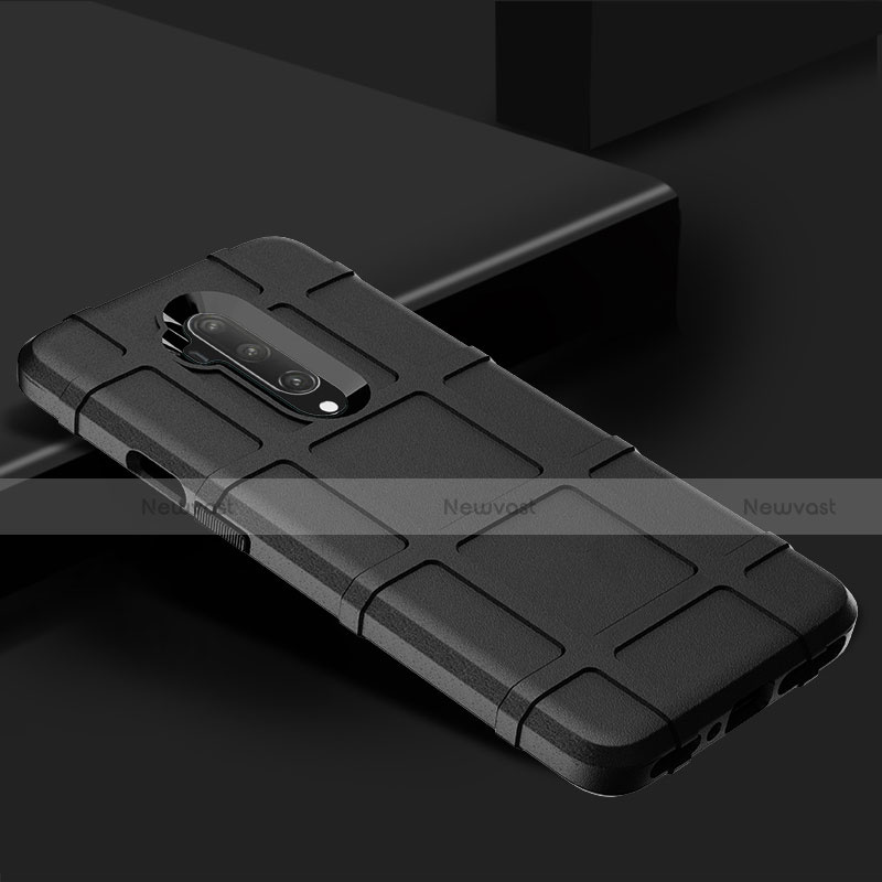 Ultra-thin Silicone Gel Soft Case 360 Degrees Cover C02 for OnePlus 7T Pro Black