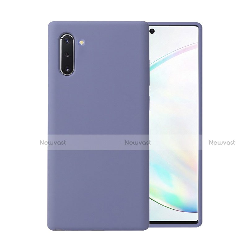 Ultra-thin Silicone Gel Soft Case 360 Degrees Cover C02 for Samsung Galaxy Note 10 5G Purple
