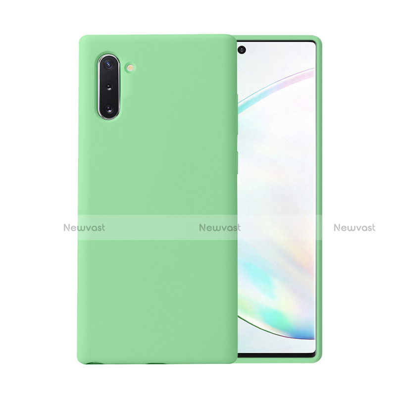 Ultra-thin Silicone Gel Soft Case 360 Degrees Cover C02 for Samsung Galaxy Note 10 Green