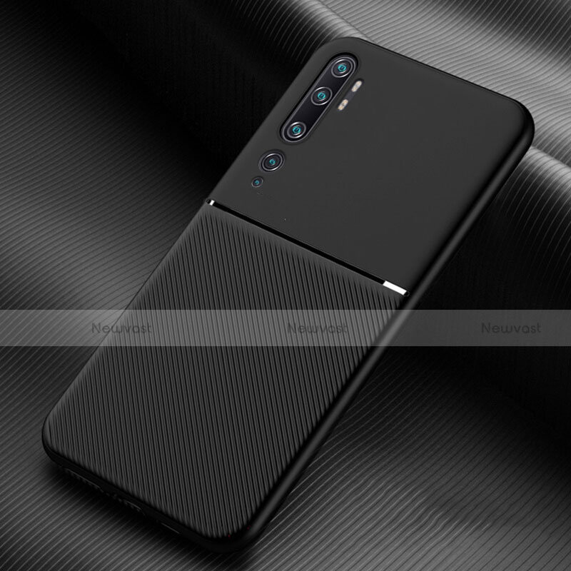 Ultra-thin Silicone Gel Soft Case 360 Degrees Cover C02 for Xiaomi Mi Note 10 Black