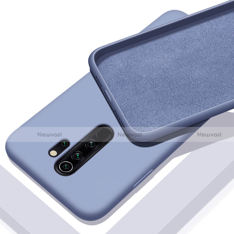 Ultra-thin Silicone Gel Soft Case 360 Degrees Cover C02 for Xiaomi Redmi Note 8 Pro Purple