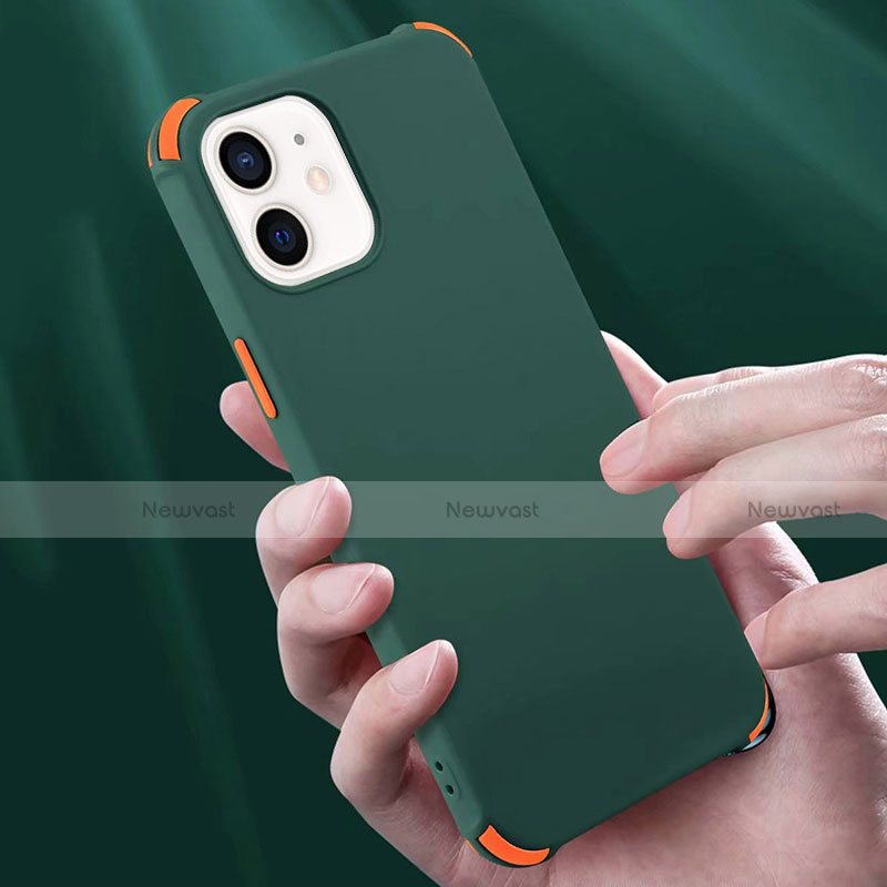 Ultra-thin Silicone Gel Soft Case 360 Degrees Cover C03 for Apple iPhone 12