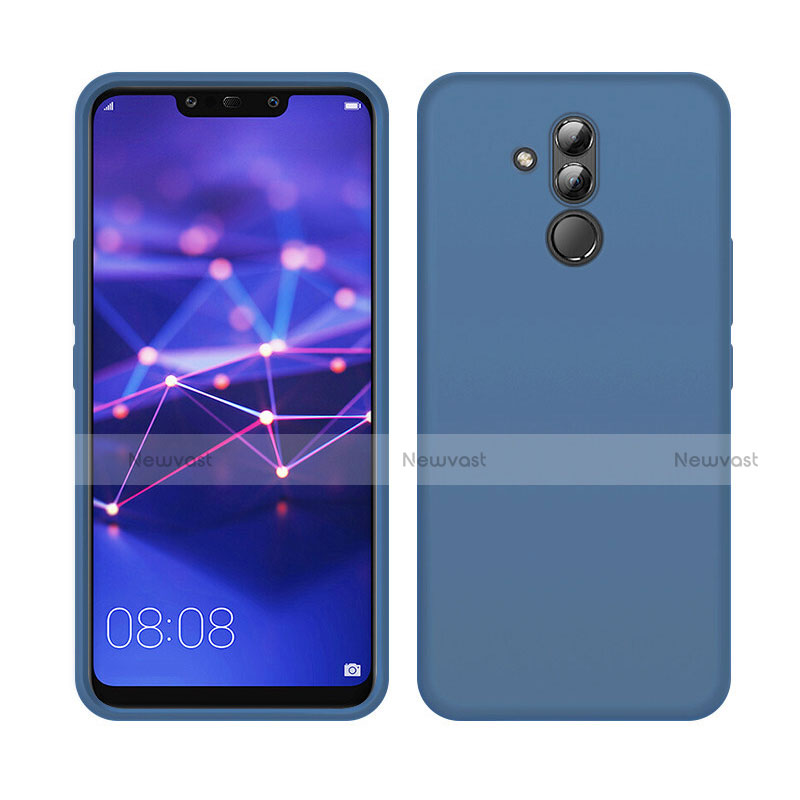 Ultra-thin Silicone Gel Soft Case 360 Degrees Cover C03 for Huawei Mate 20 Lite Blue