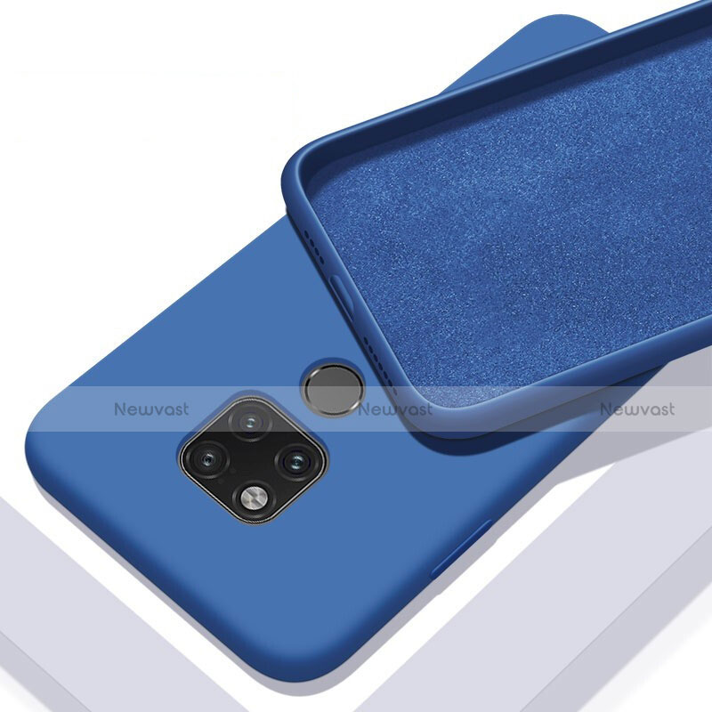 Ultra-thin Silicone Gel Soft Case 360 Degrees Cover C03 for Huawei Mate 20 X 5G Blue