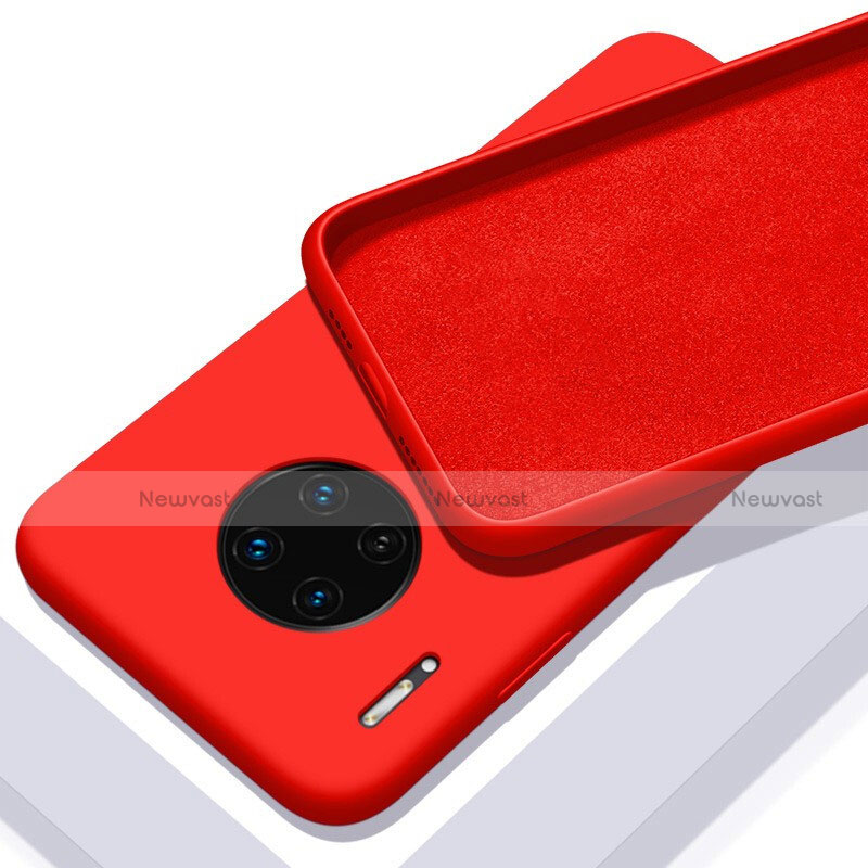 Ultra-thin Silicone Gel Soft Case 360 Degrees Cover C03 for Huawei Mate 30 5G Red