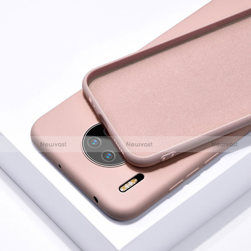 Ultra-thin Silicone Gel Soft Case 360 Degrees Cover C03 for Huawei Mate 30 Pro Pink