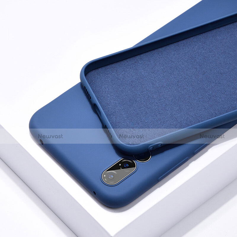 Ultra-thin Silicone Gel Soft Case 360 Degrees Cover C03 for Huawei P20 Pro Blue