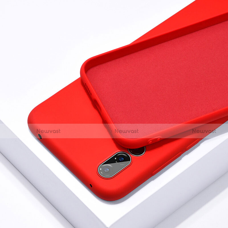 Ultra-thin Silicone Gel Soft Case 360 Degrees Cover C03 for Huawei P20 Pro Red