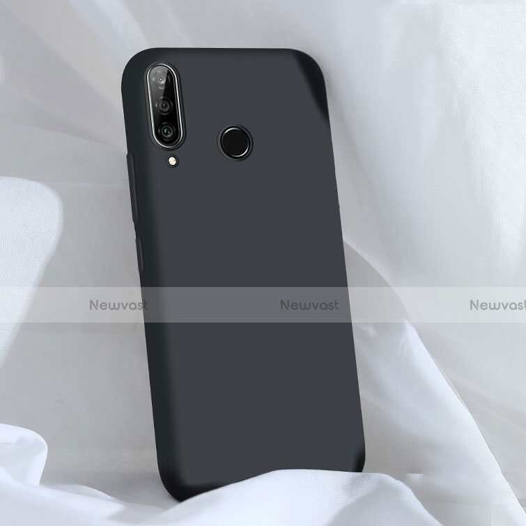 Ultra-thin Silicone Gel Soft Case 360 Degrees Cover C03 for Huawei P30 Lite Black