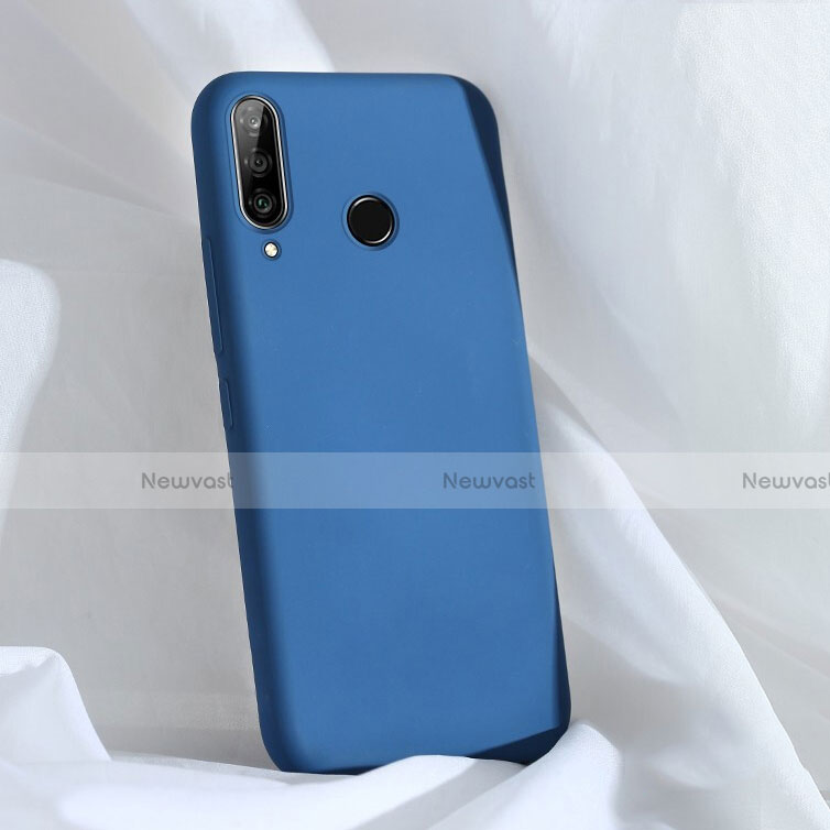Ultra-thin Silicone Gel Soft Case 360 Degrees Cover C03 for Huawei P30 Lite Blue