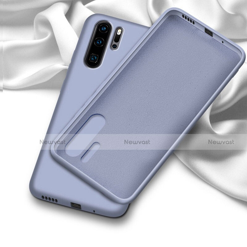 Ultra-thin Silicone Gel Soft Case 360 Degrees Cover C03 for Huawei P30 Pro Purple
