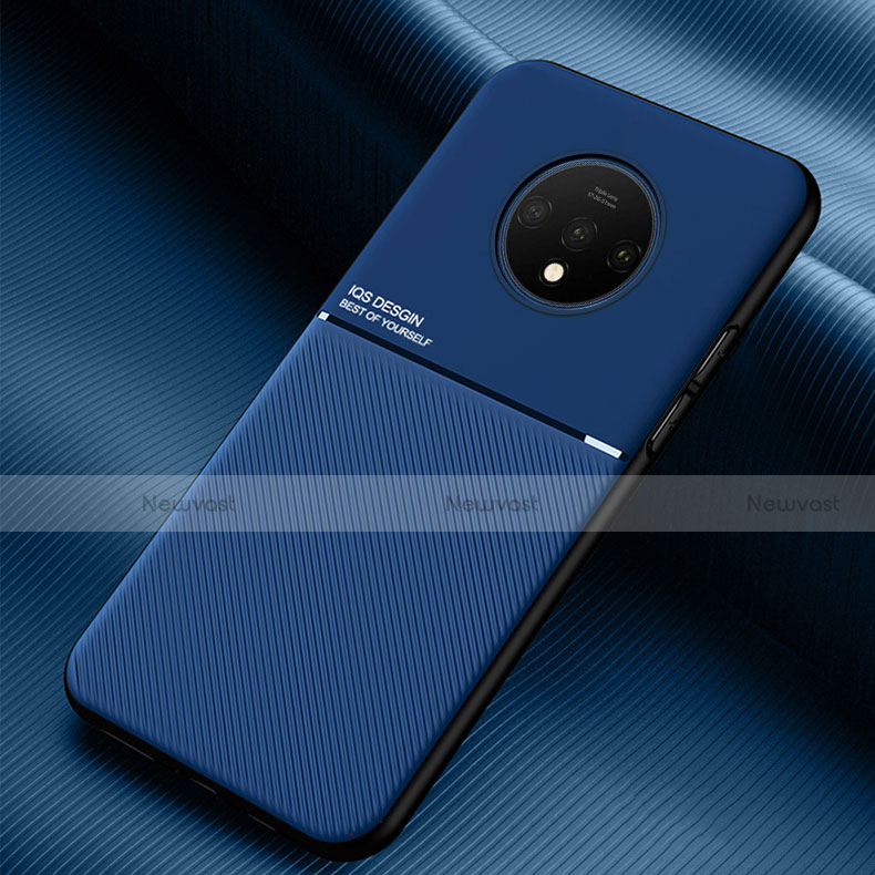 Ultra-thin Silicone Gel Soft Case 360 Degrees Cover C03 for OnePlus 7T Blue