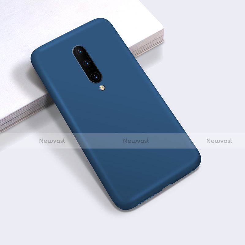 Ultra-thin Silicone Gel Soft Case 360 Degrees Cover C03 for OnePlus 8 Blue