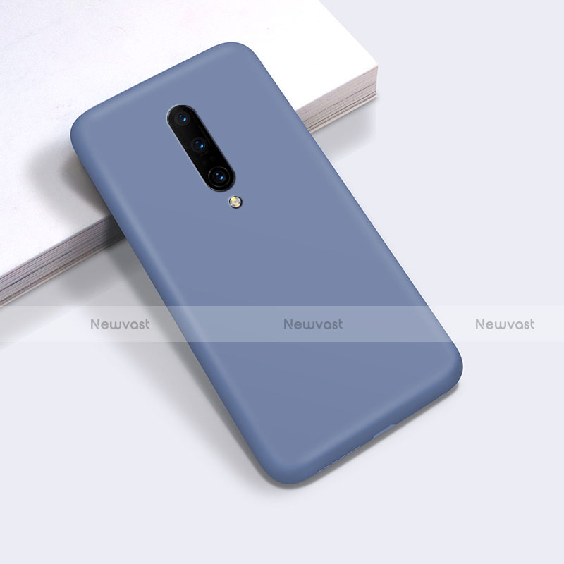 Ultra-thin Silicone Gel Soft Case 360 Degrees Cover C03 for OnePlus 8 Gray