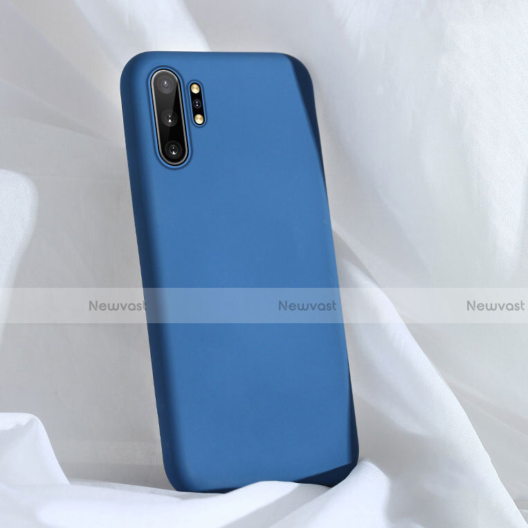 Ultra-thin Silicone Gel Soft Case 360 Degrees Cover C03 for Samsung Galaxy Note 10 Plus 5G Blue