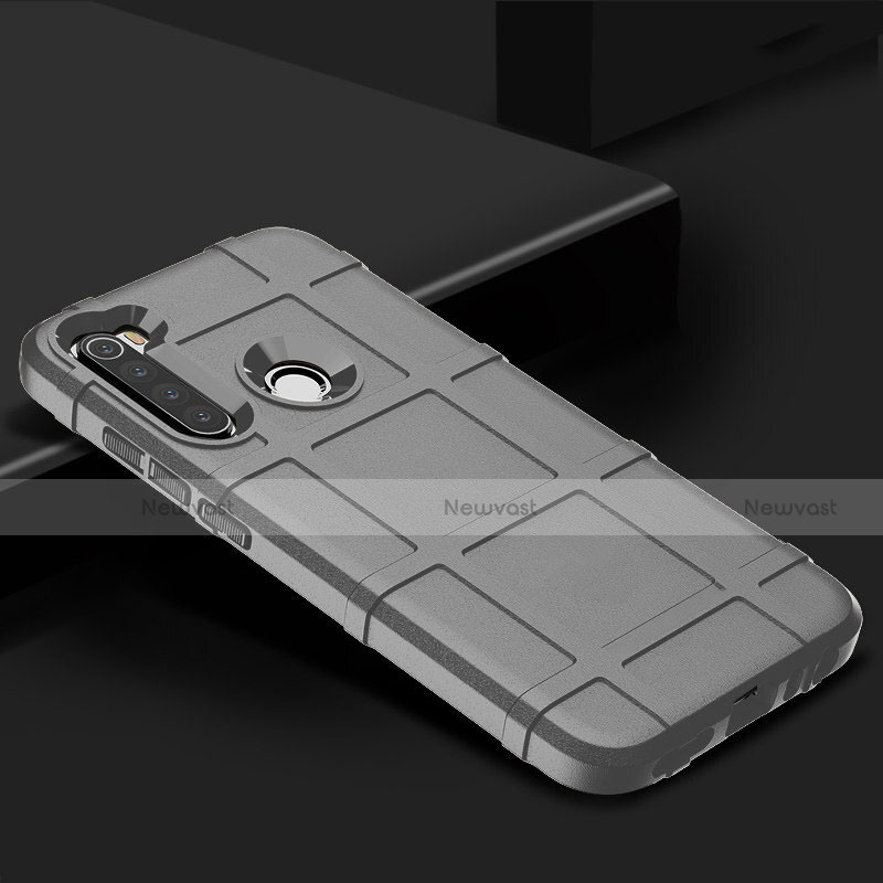 Ultra-thin Silicone Gel Soft Case 360 Degrees Cover C03 for Xiaomi Redmi Note 8 (2021) Gray