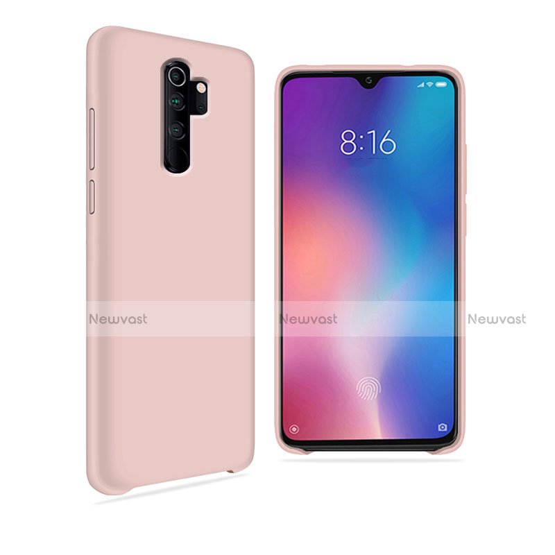 Ultra-thin Silicone Gel Soft Case 360 Degrees Cover C03 for Xiaomi Redmi Note 8 Pro Pink