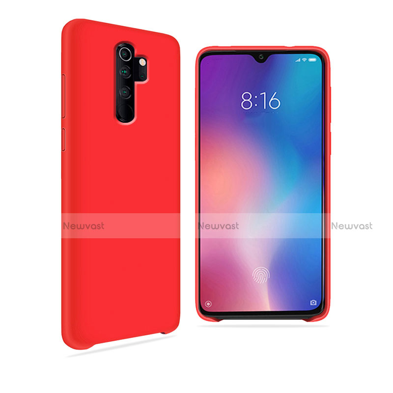 Ultra-thin Silicone Gel Soft Case 360 Degrees Cover C03 for Xiaomi Redmi Note 8 Pro Red