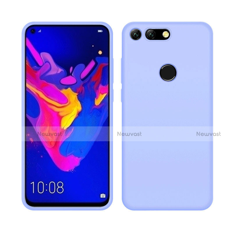 Ultra-thin Silicone Gel Soft Case 360 Degrees Cover C04 for Huawei Honor View 20 Purple