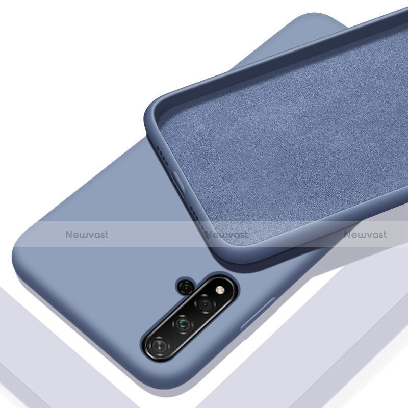 Ultra-thin Silicone Gel Soft Case 360 Degrees Cover C04 for Huawei Nova 5 Pro Gray
