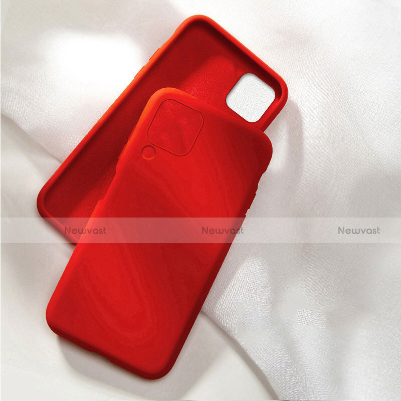 Ultra-thin Silicone Gel Soft Case 360 Degrees Cover C04 for Huawei Nova 6 SE Red
