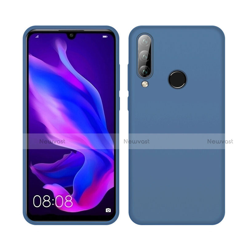 Ultra-thin Silicone Gel Soft Case 360 Degrees Cover C04 for Huawei P30 Lite Blue