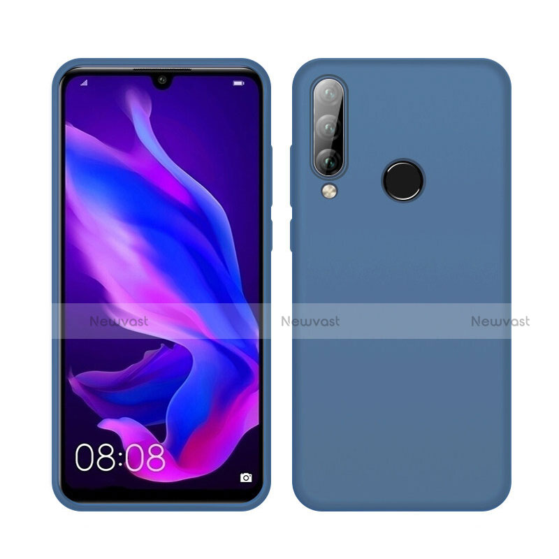 Ultra-thin Silicone Gel Soft Case 360 Degrees Cover C04 for Huawei P30 Lite New Edition Blue
