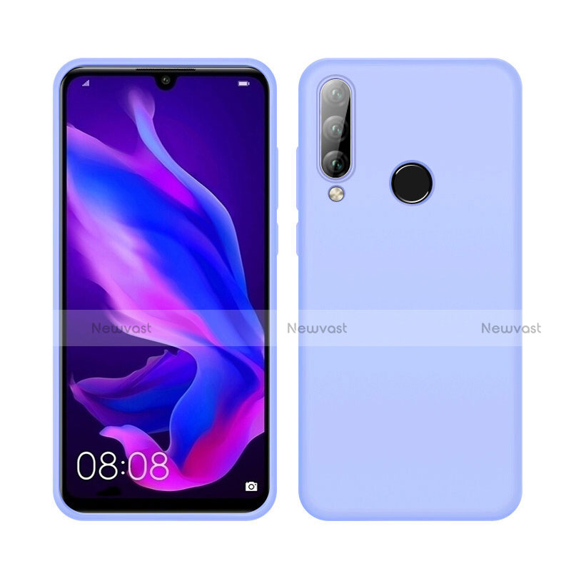 Ultra-thin Silicone Gel Soft Case 360 Degrees Cover C04 for Huawei P30 Lite New Edition Sky Blue