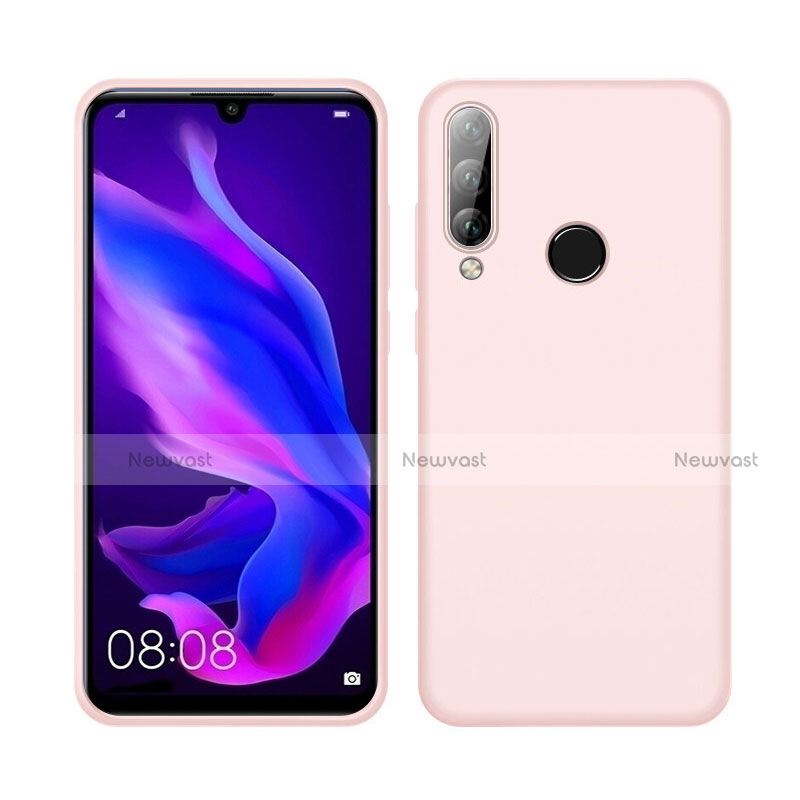 Ultra-thin Silicone Gel Soft Case 360 Degrees Cover C04 for Huawei P30 Lite XL Pink